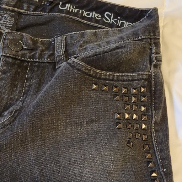 ❣️HP❣️ Calvin Klein Jeans blingy ultimate skinny black jeans size: 27/4 - Picture 3 of 6